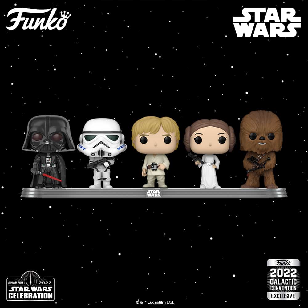 Star Wars Celebration 2022: 5-pack Amazon EXCL Funko Pop!