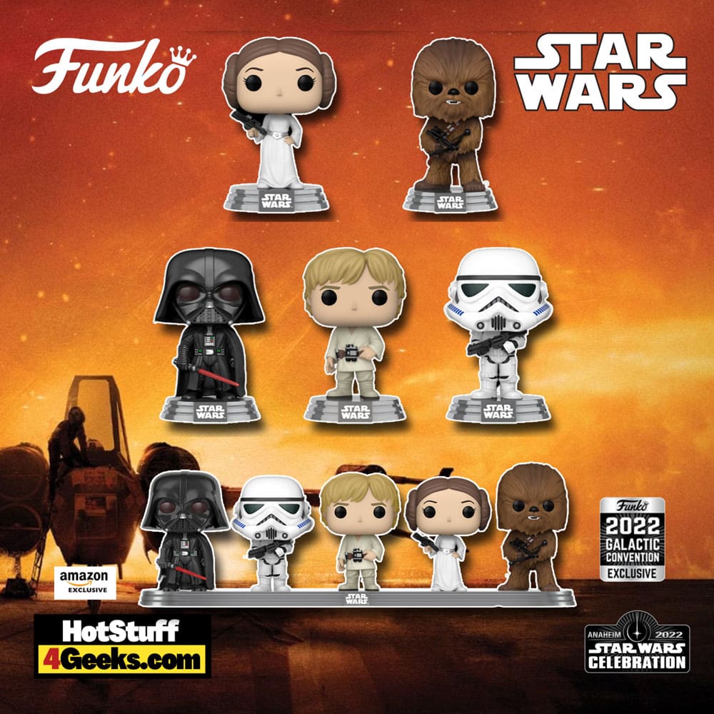 Funko Pop! Star Wars galactic convention 2022 5-pack