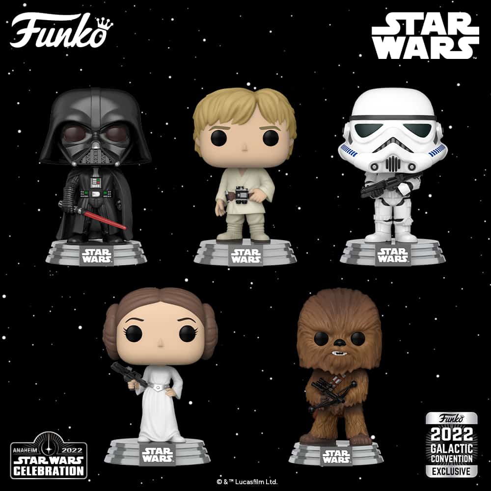 Star Wars Celebration 2022: 5-pack  EXCL Funko Pop!