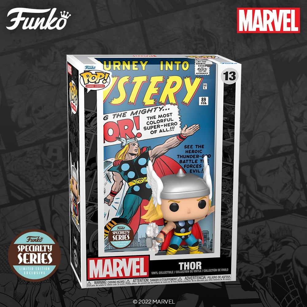 Funko Pop! Comic Cover: Thor - Marvel Journey Into Mystery #89 with Classic Thor Funko Pop! Cover Vinyl Figure - Specialty Series Exclusiv