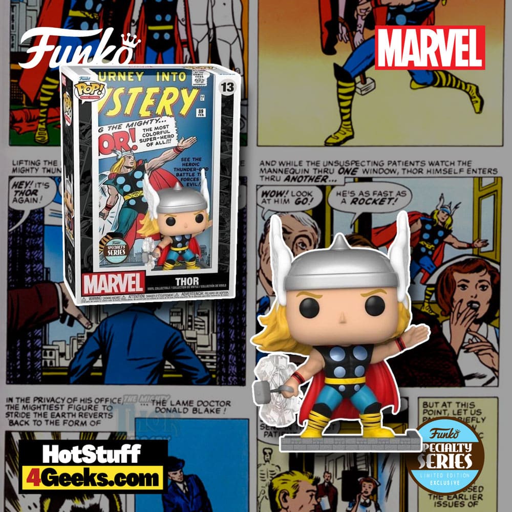 Funko Pop! Comic Cover: Thor - Marvel Journey Into Mystery #89 with Classic Thor Funko Pop! Cover Vinyl Figure - Specialty Series Exclusiv