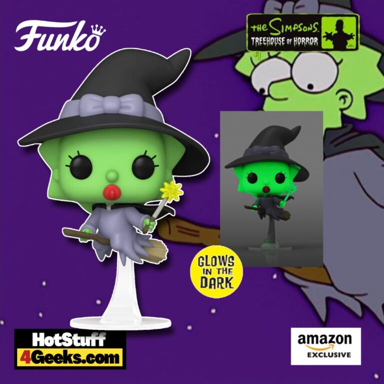 Funko Pop! Television: Simpsons The Treehouse of Horror - Witch Maggie Glow-In-The-Dark (GITD Funko Pop! Vinyl Figure - Amazon Exclusive