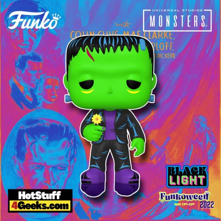 Funko Pop! Movies: Universal Monsters - Frankenstein Black Light Funko Pop! Vinyl Figure - Walgreens Exclusive (Funkoween 2022)