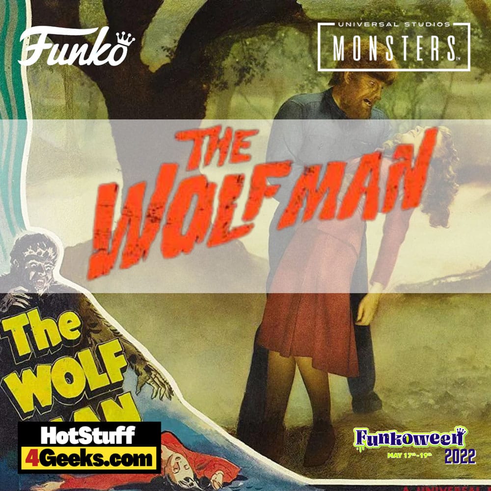 Funko Pop! Movies: Universal Monsters - Wolfman Black Light Funko Pop! Vinyl Figure - Walgreens Exclusive (Funkoween 2022)