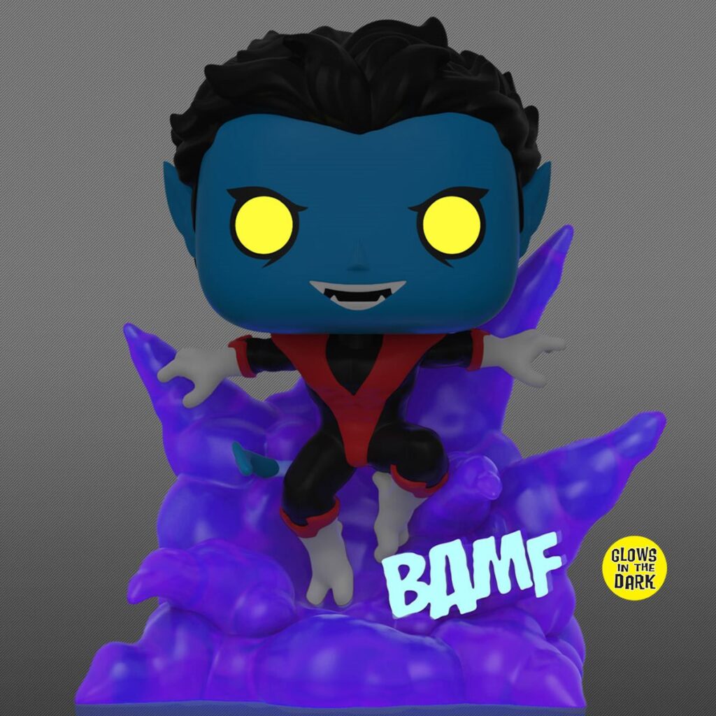 Funko Pop! Deluxe: X-Men - Nightcrawler (Teleporting) Glow-In-The-Dark (GITD) Funko Pop! Vinyl Figure - PX Previews Exclusive