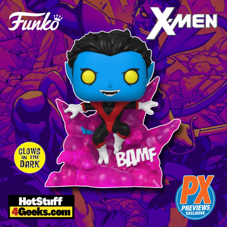 Funko Pop! Deluxe: X-Men - Nightcrawler (Teleporting) Glow-In-The-Dark (GITD) Funko Pop! Vinyl Figure - PX Previews Exclusive