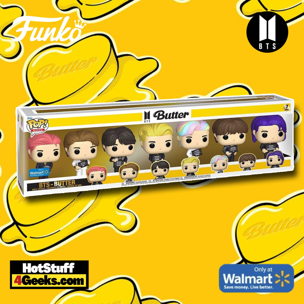 Funko Pop! Rocks BTS Butter 7 Pack Exclusivo Original Colecionavel - Moça  do Pop - Funko Pop é aqui!