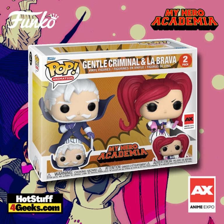 Funko Pop! Animation: My Hero Academia - Gentle Criminal and La Brava 2-pack Funko Pop! Vinyl Figure - Anime Expo 2022 and Hot Topic Shared Exclusive