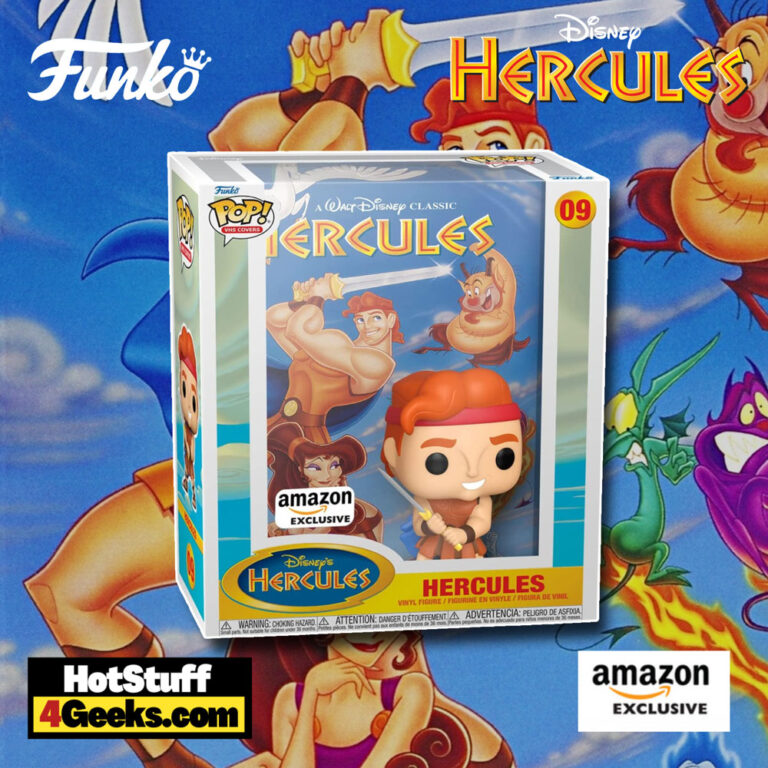 Funko Pop! VHS Cover: Disney - Hercules Funko Pop! VHS Cover Vinyl Figure - Amazon Exclusive