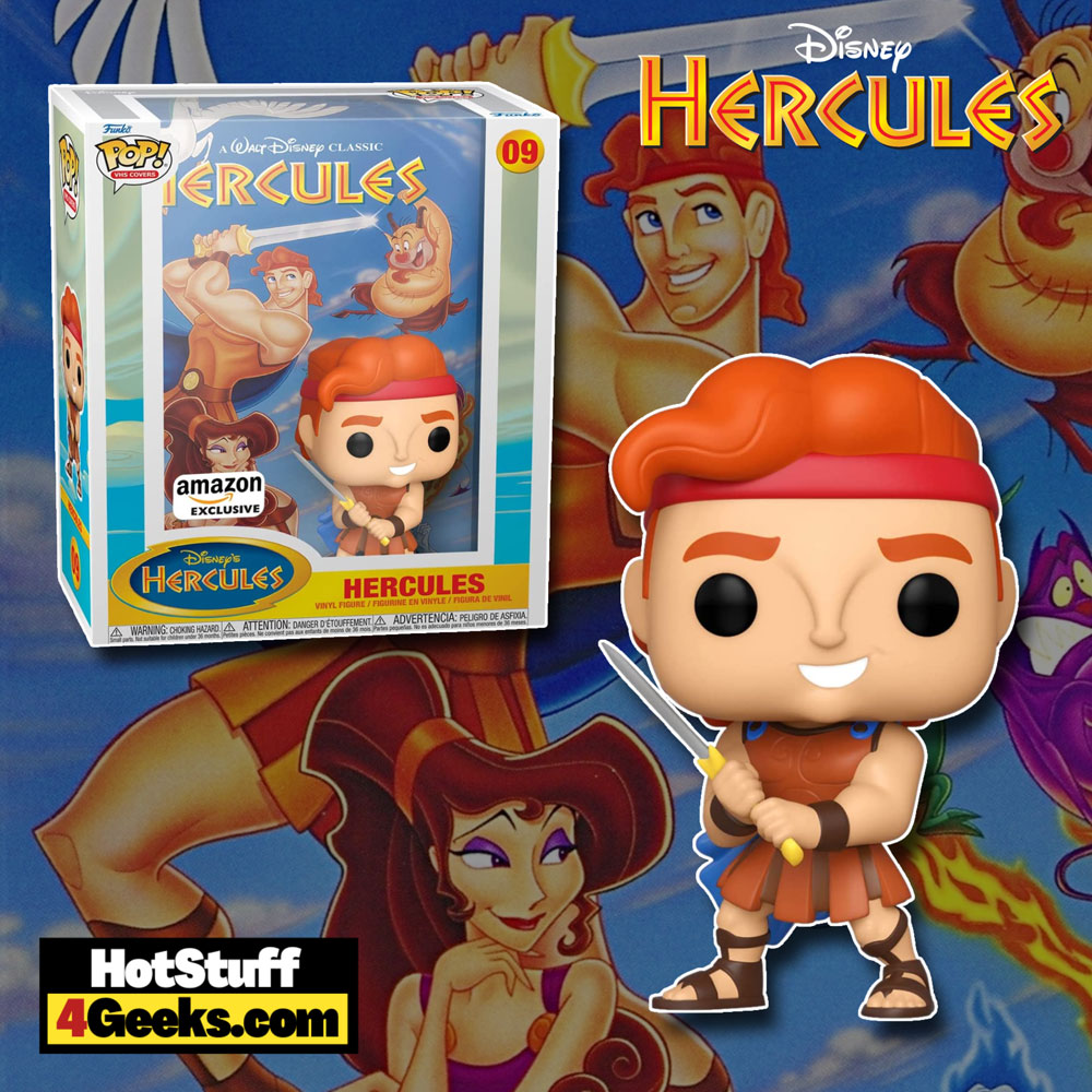 Funko Pop! VHS Cover: Disney - Hercules Funko Pop! VHS Cover Vinyl Figure - Amazon Exclusive