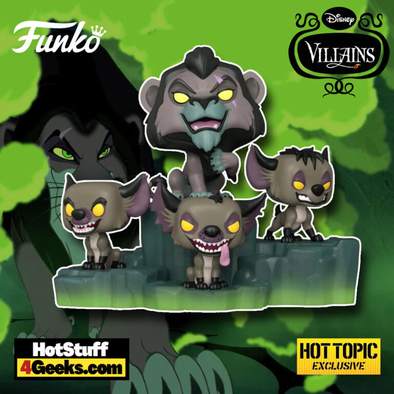 Funko Pop! Deluxe: Disney Villains Assemble - Scar with Hyenas Funko Pop! Vinyl Figure - Hot Topic Exclusive