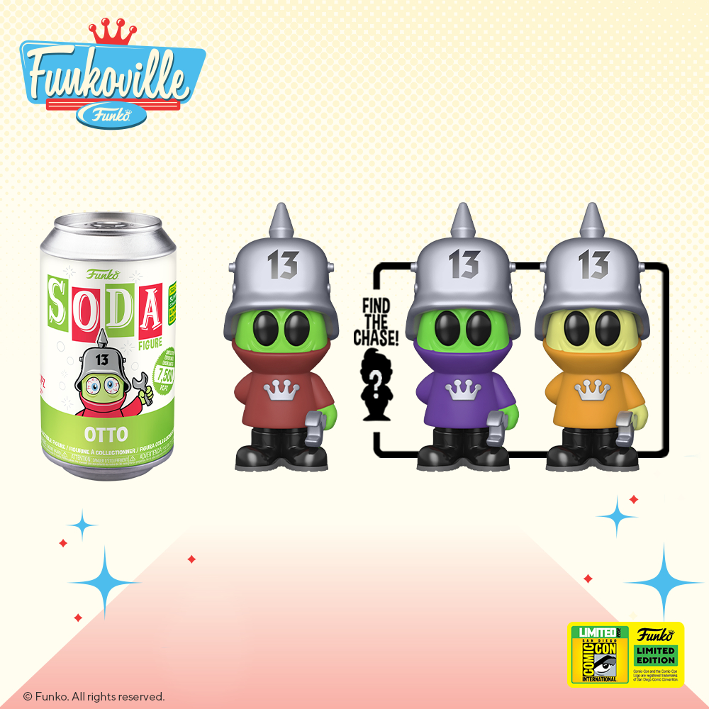 Funko Soda: Fantastik Plastik – Otto Funko Vinyl Soda – San Diego Comic-Con (SDCC) 2022 and Funko Shop Exclusive