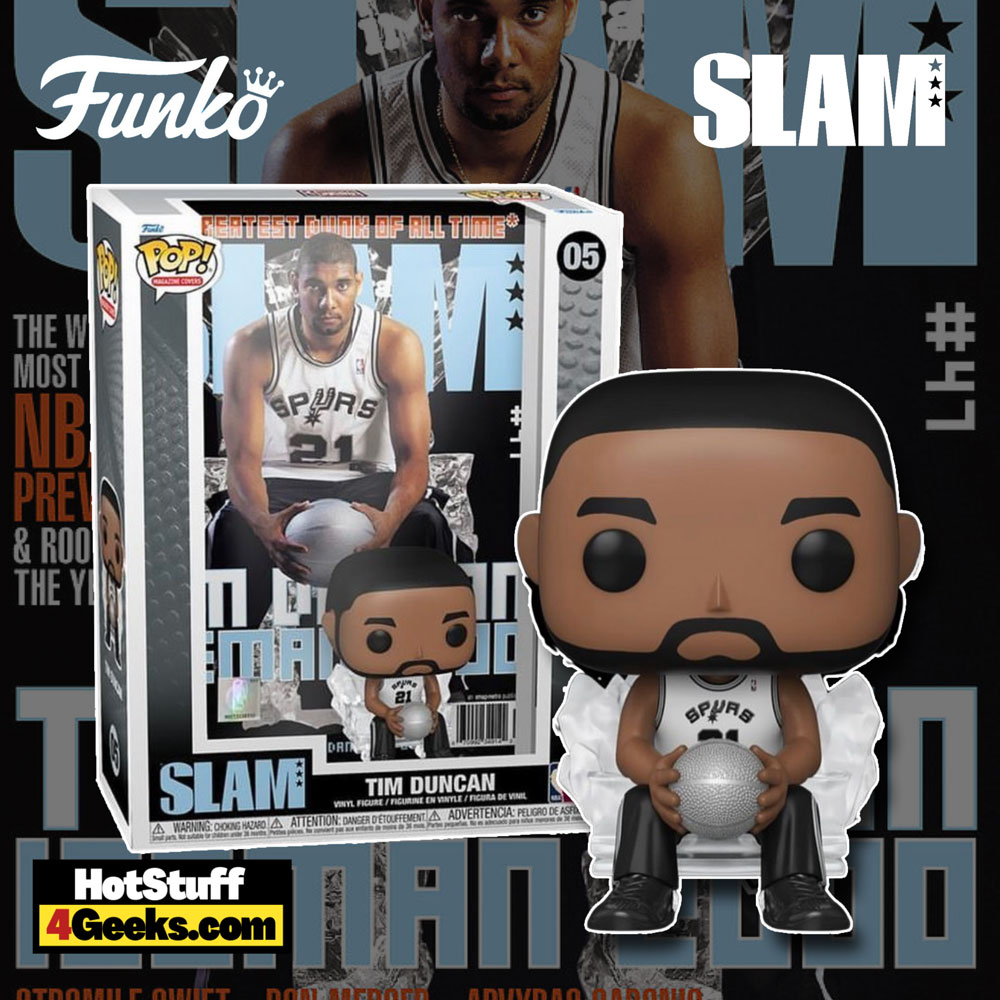 2022 NEW Slam –Tim Duncan Funko Pop! Magazine Cover