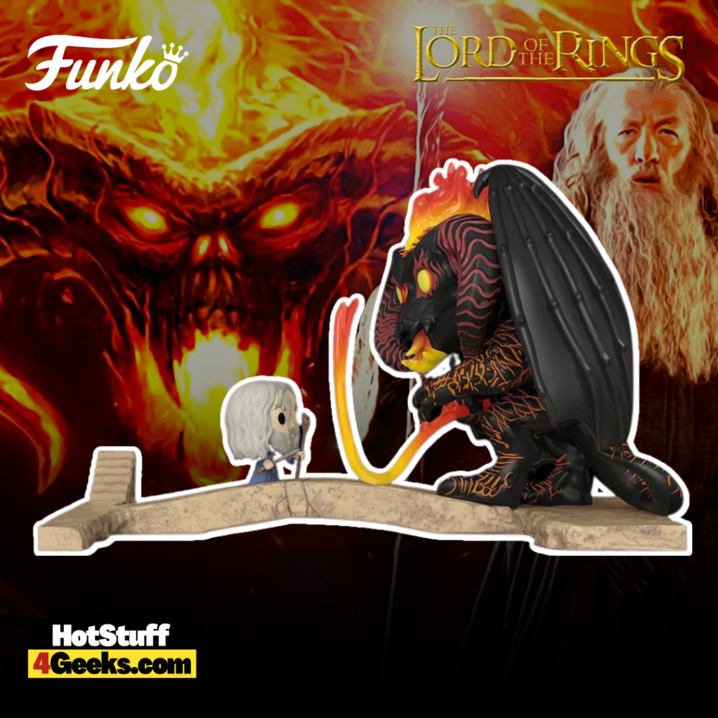 Funko Pop! Movie Moments: The Lord of The Rings: Gandalf vs. Balrog Funko Pop! Movie Moment Vinyl Figure