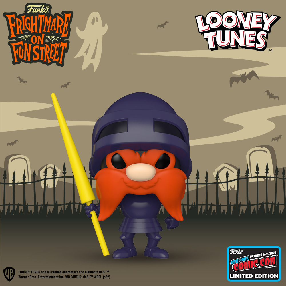 Funko POP! Animation: Looney Tunes – Yosemite Sam Black Knight Funko Pop! Vinyl Figure – NYCC 2022 and Funko Shop Exclusive