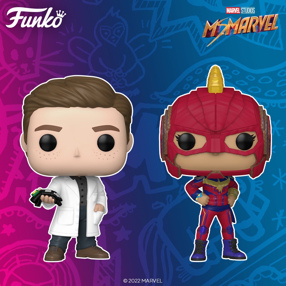 Ms. Marvel Funko Pop! Vinyl Figures (2022) - Kamala Khan and Bruno