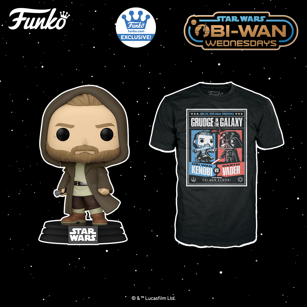 Obi-Wan Kenobi in Jedi Robe Funko Pop! Vinyl Figure - Funko Shop Exclusive