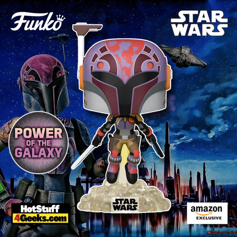 Funko Pop! Star Wars: Power of The Galaxy - Sabine Wren with Darksaber Funko Pop! Vinyl Figure, Amazon Exclusive