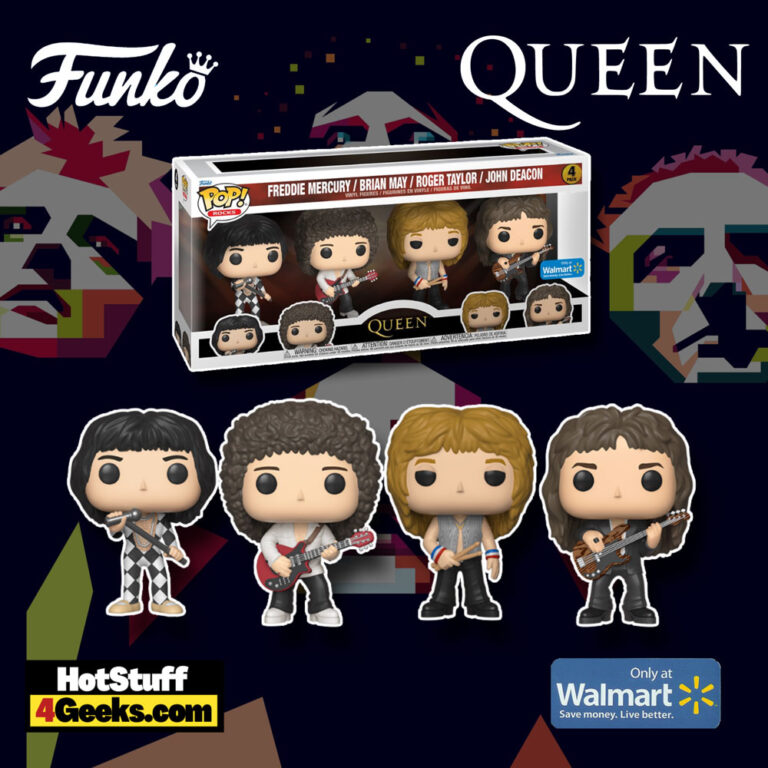 Funko Pop! Rocks: Queen 4-pack Funko Pop! Vinyl Figures (Walmart Exclusive)