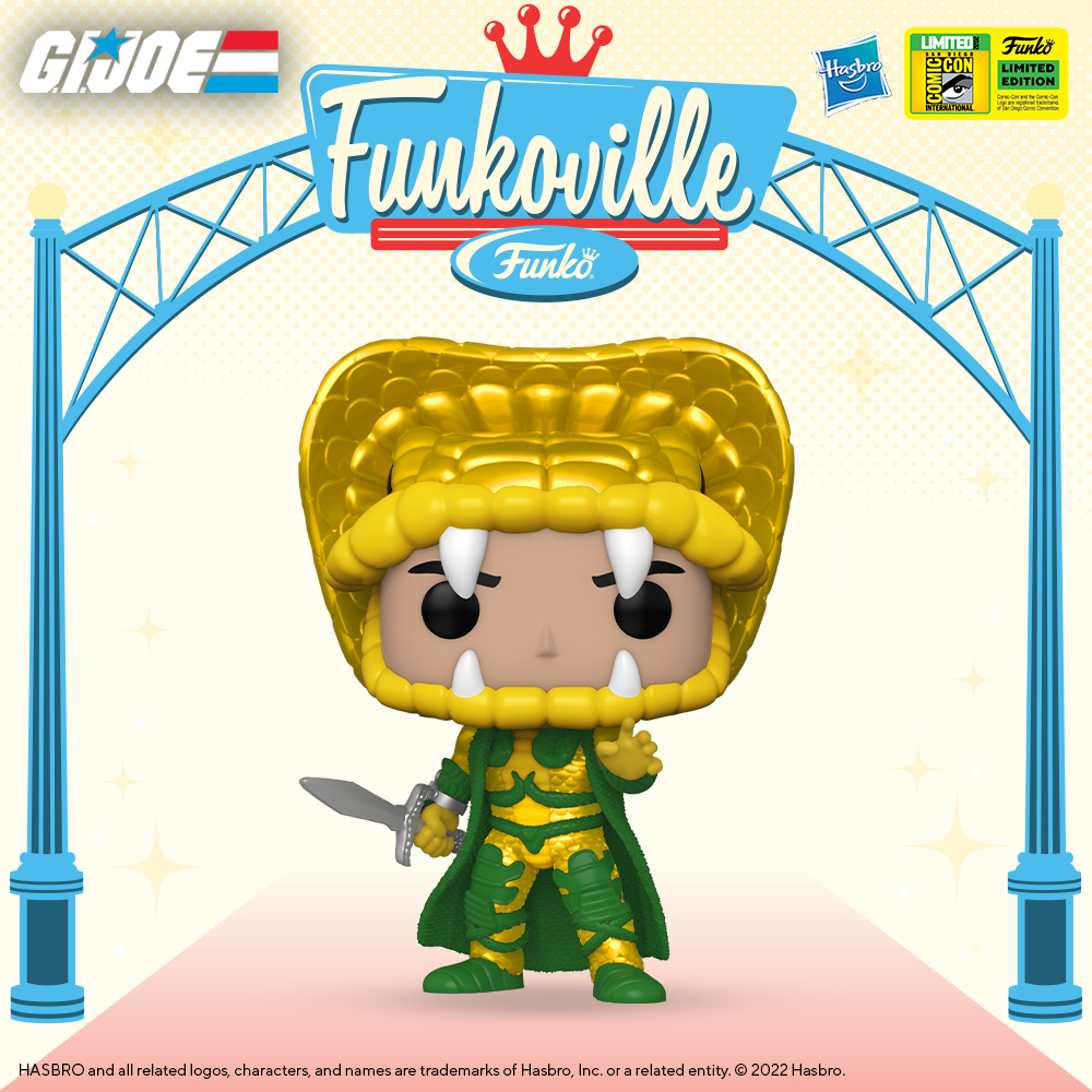 Funko Pop! Retro Toys: G.I. Joe – Serpentor Funko Pop! Vinyl Figure – San Diego Comic-Con (SDCC) 2022 and GameStop Exclusive