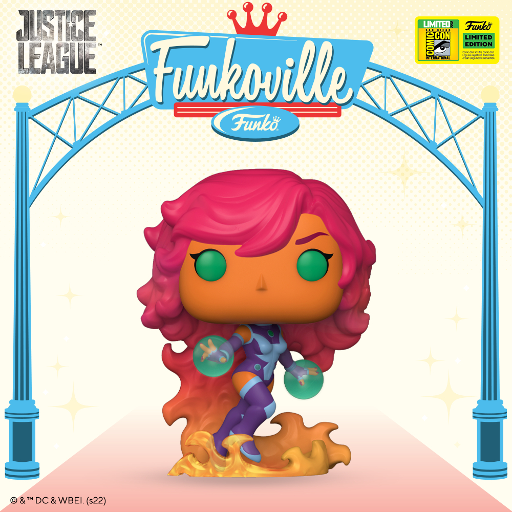 Funko Pop! Heroes: Justice League - Starfire Funko Pop! Vinyl Figure – San Diego Comic-Con (SDCC) 2022 and Hot Topic Exclusive