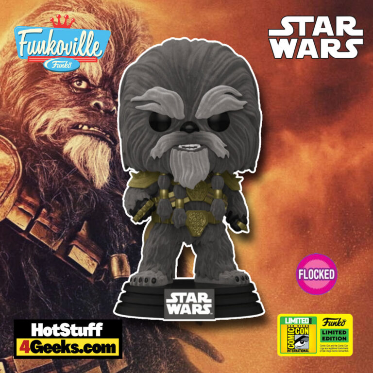 Funko Pop! Star Wars: Krrsantan Flocked Funko Pop! Vinyl Figure – San Diego Comic-Con (SDCC) 2022 and GameStop Exclusive