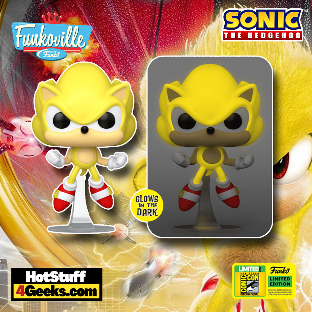 SDCC 2022: Super Sonic (First Appearance) Glow Funko Pop!