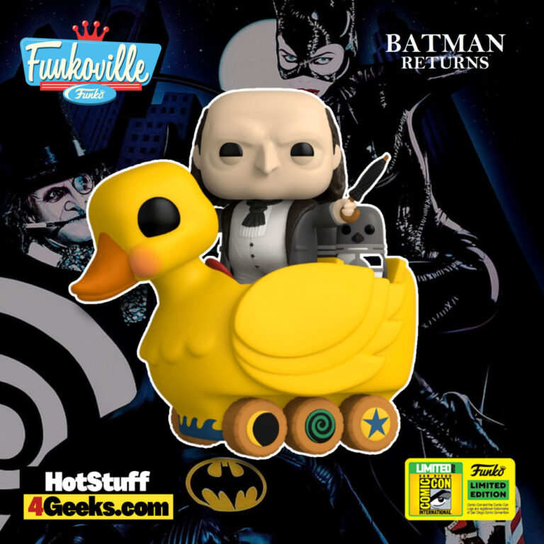 Funko Pop! Rides Super Deluxe: Batman Returns – The Penguin and Duck Ride Funko Pop! Vinyl Figure – San Diego Comic-Con (SDCC) 2022 and GameStop Exclusive