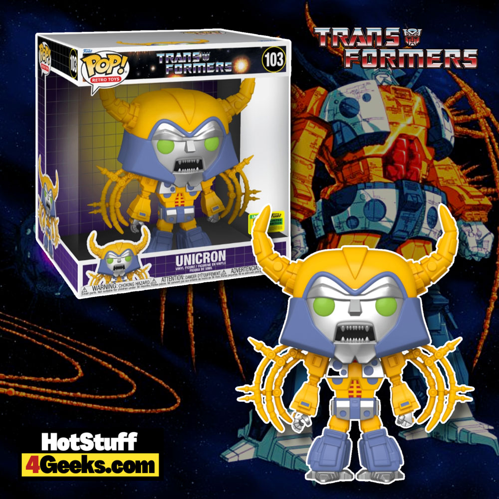 Funko Pop! Retro Toys: Transformers – Unicron 10-Inch Jumbo Sized Funko Pop! Vinyl Figure – San Diego Comic-Con (SDCC) 2022 and GameStop Exclusive