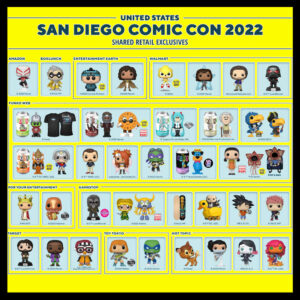 San Diego Comic Con 2022 Shared Exclusives