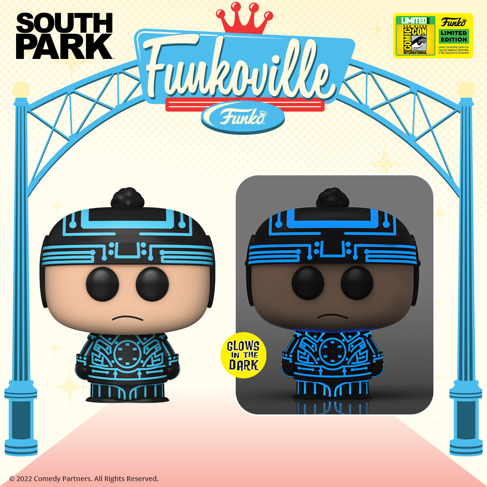 Funko Pop! South Park – Digital Stan Glow-In-The-Dark (GITD) Funko Pop! Vinyl Figure – San Diego Comic-Con (SDCC) 2022 and Entertainment Earth Exclusive