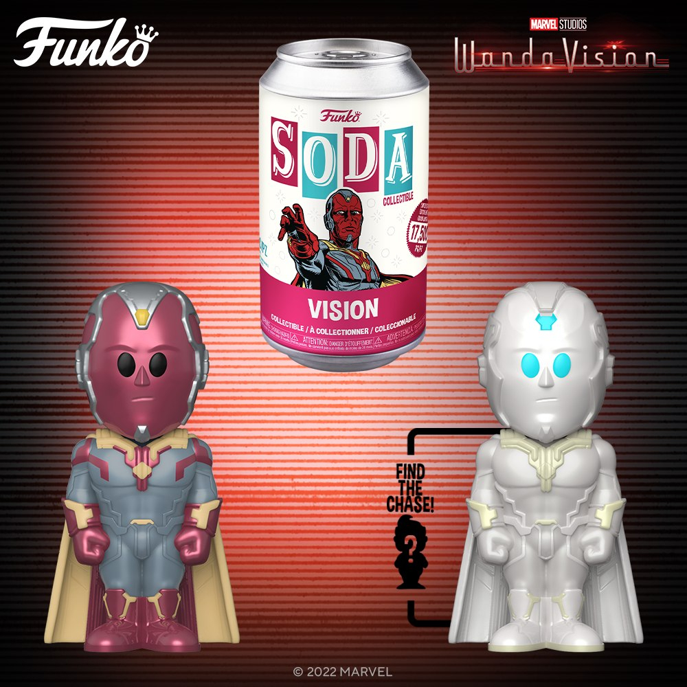 WandaVision - Vision with Chase Funko Vinyl Soda