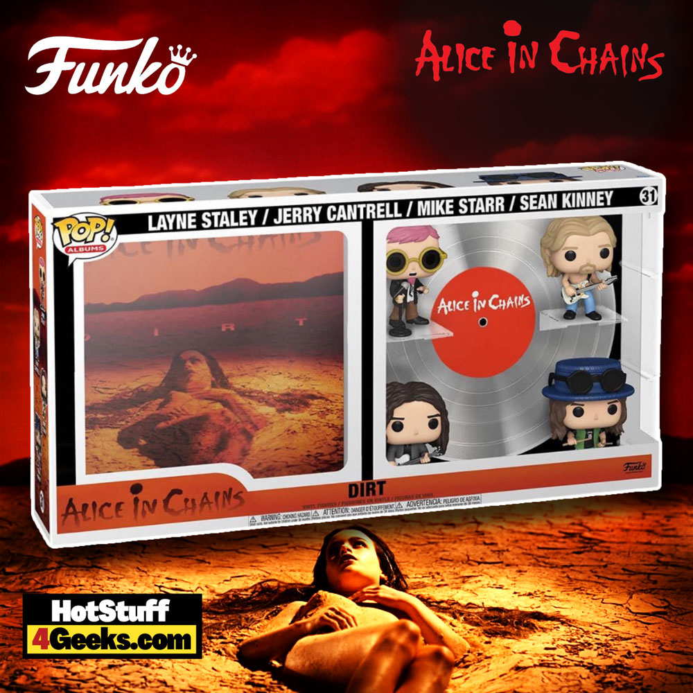 2022 NEW Alice In Chains: Dirt Funko 4-pack Funko Pop! Album