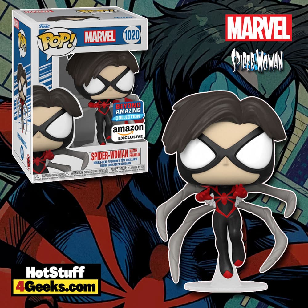 Funko Pop! Marvel - Beyond Amazing Collection: Spider-Woman Mattie Franklin Funko Pop! Vinyl Figure - Amazon Exclusive