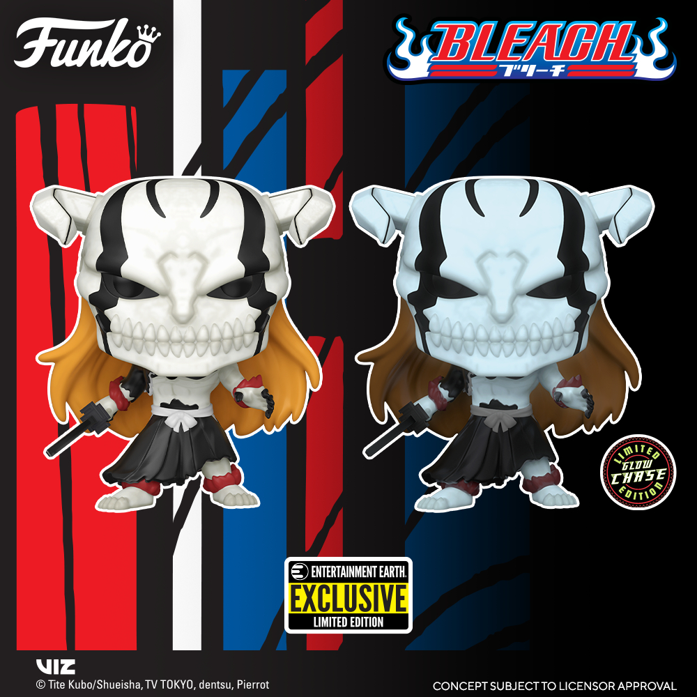 2022 New Bleach Fully Hollowfied Ichigo W Gitd Chase Funko Pop 