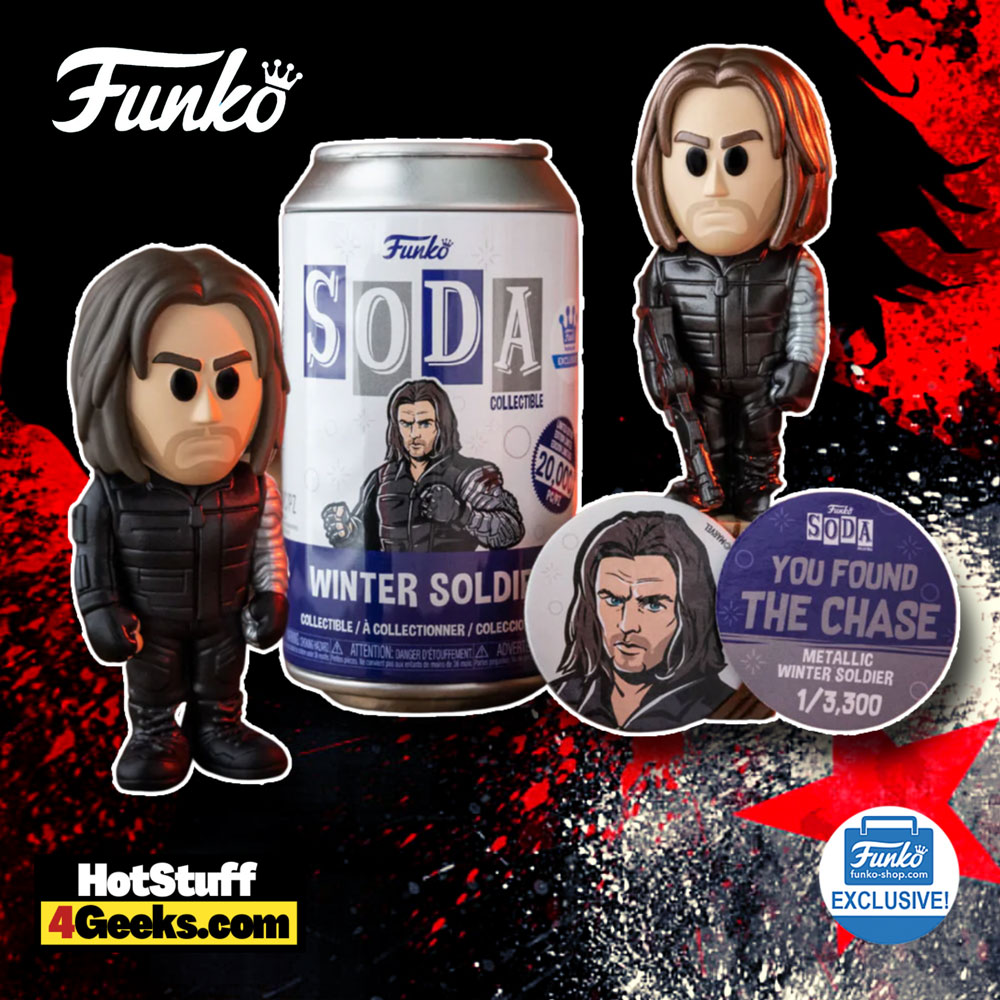 2022 NEW Winter Soldier Funko Vinyl Soda Figure Exclusive