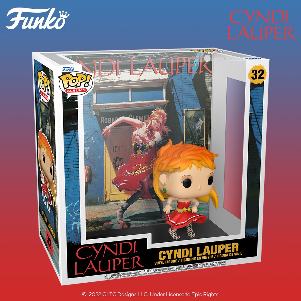 Funko Pop! Albums: Cindy Lauper - She's So Unusual Funko Pop! Album Vinyl Figure