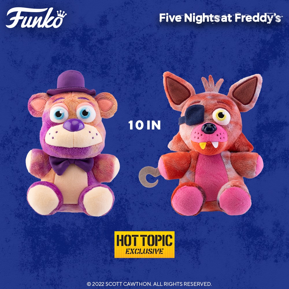 Boneco Articulado Tie-Dye Foxy Figure 12,5 cm - Five Nights at Freddy's -  FNAF - Geek Fanaticos