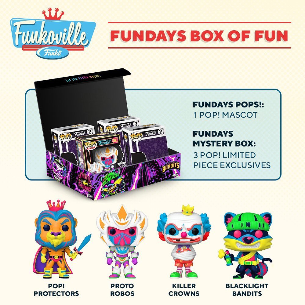 Funko Fundays Mistery Box of Fun 2022 Arrived at SDCC 2022