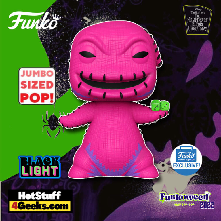 Funko Pop! Disney: The Nightmare Before Christmas - Oogie Boogie With Dice Black Light Jumbo 10-inch Funko Pop! Vinyl Figure - Funko Shop Exclusive (Funkoween 2022)