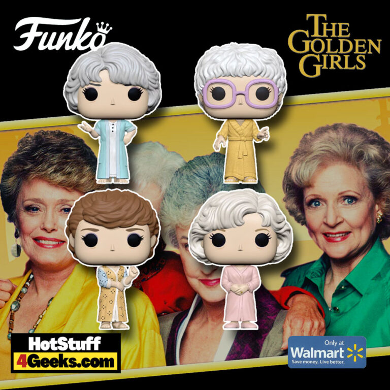 Funko Pop! TV: Golden Girls - Golden Girls in Robes 4-Pack Funko Pop! Vinyl Figures - Walmart Exclusive