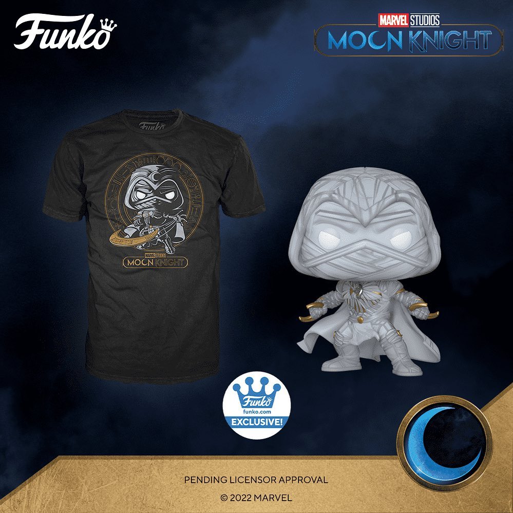 Funko Pop! Marvel Studios: Moon Knight - Moon Knight With Weapon Funko Pop! Vinyl Figure – Funko Shop Exclusive