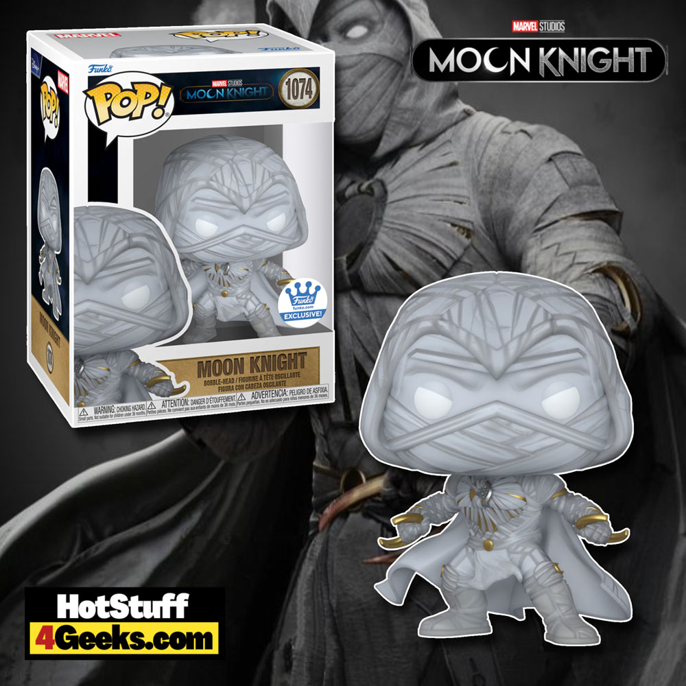 Funko Pop! Marvel Studios: Moon Knight - Moon Knight With Weapon Funko Pop! Vinyl Figure – Funko Shop Exclusive