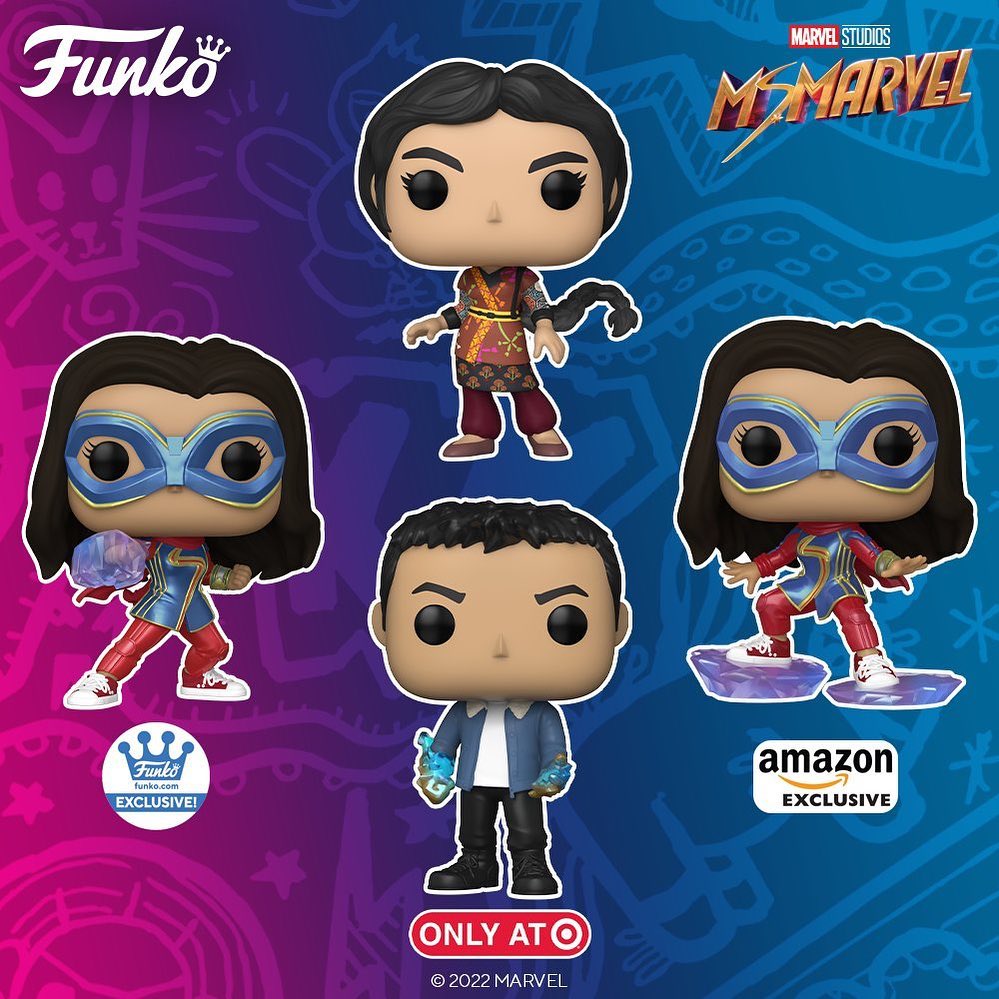 Ms. Marvel Funko Pop! Vinyl Figures (2022)