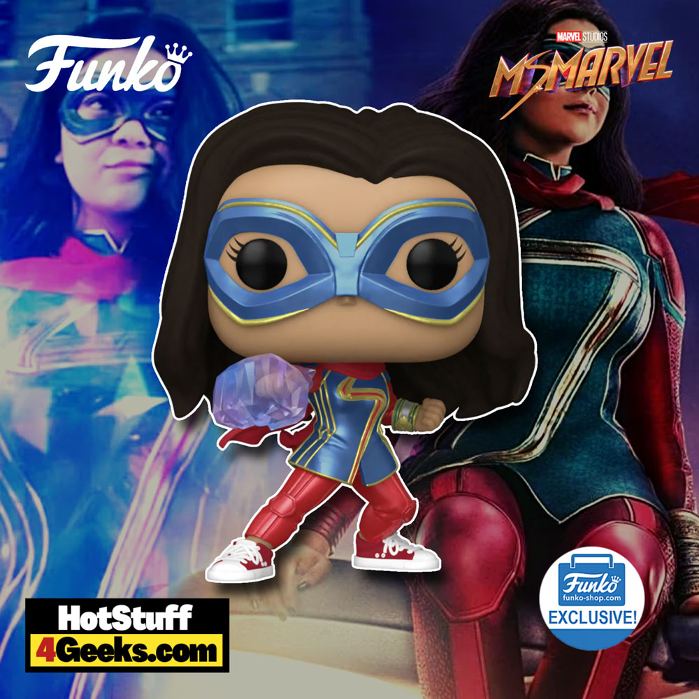 2022 NEW Ms. Marvel With Light Arm Funko Pop! Exclusive