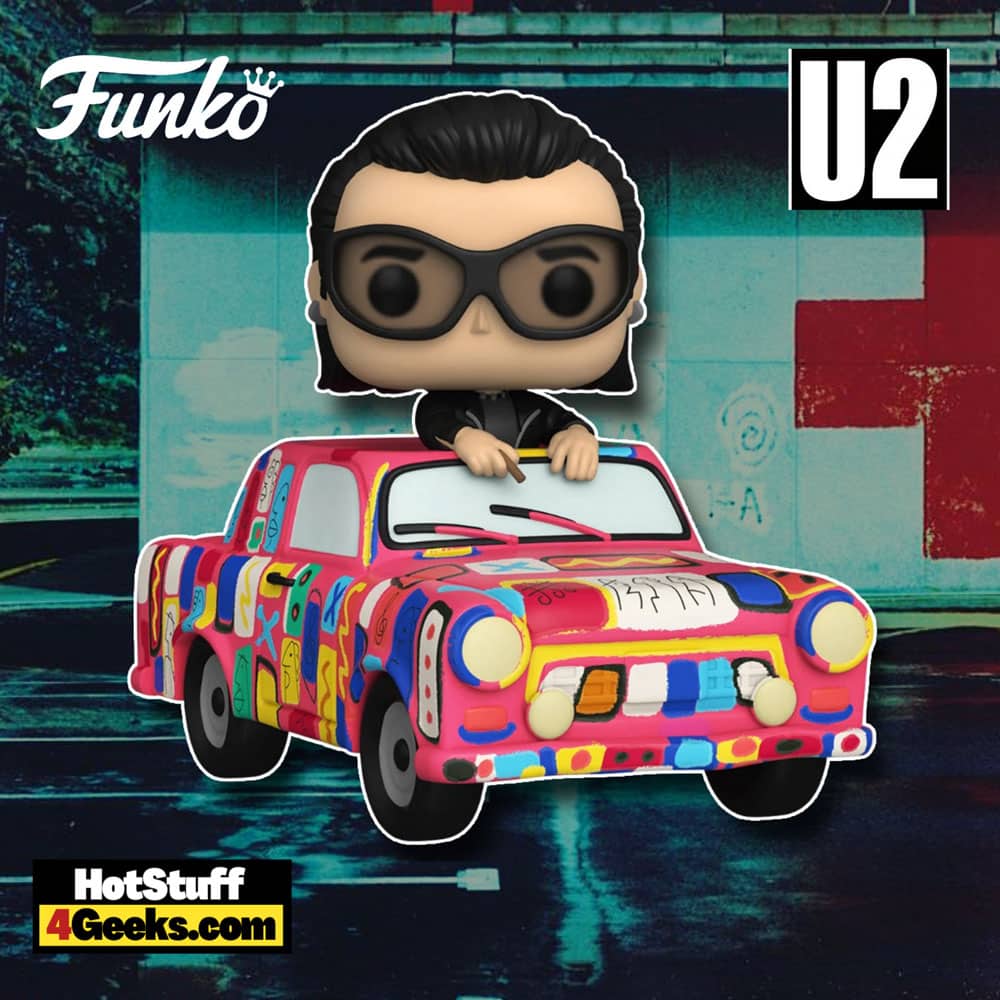 Pop! Super Deluxe: U2 - Achtung Baby Car With Bono Funko Pop! Vinyl Figure