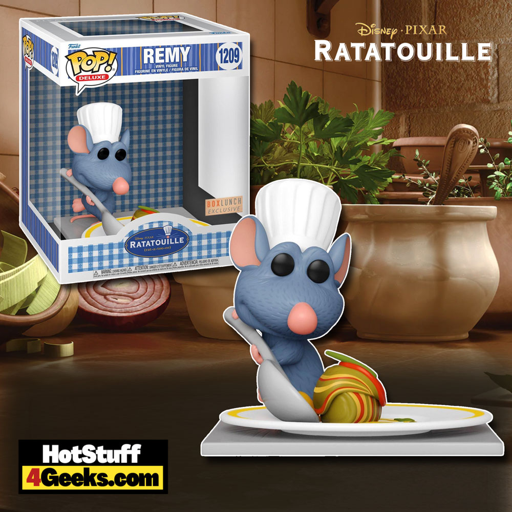 Funko Pop! Deluxe: Disney Pixar Ratatouille - Remy With Ratatouille Funko Pop! Vinyl Figure - BoxLunch Exclusive