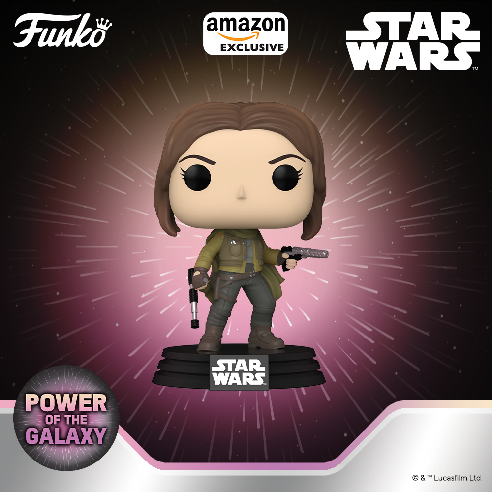 Funko Pop! Star Wars: Power of The Galaxy – Jyn Erso Funko Pop! Vinyl Figure 3 of 6 (2022), Amazon Exclusive