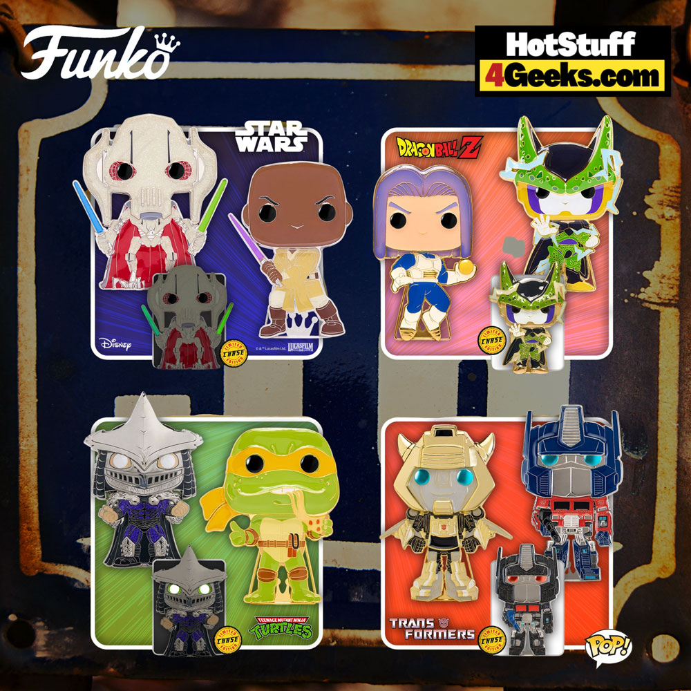 NEW Star Wars, TMNT, Transformers, Dragon Ball Pop! Pins