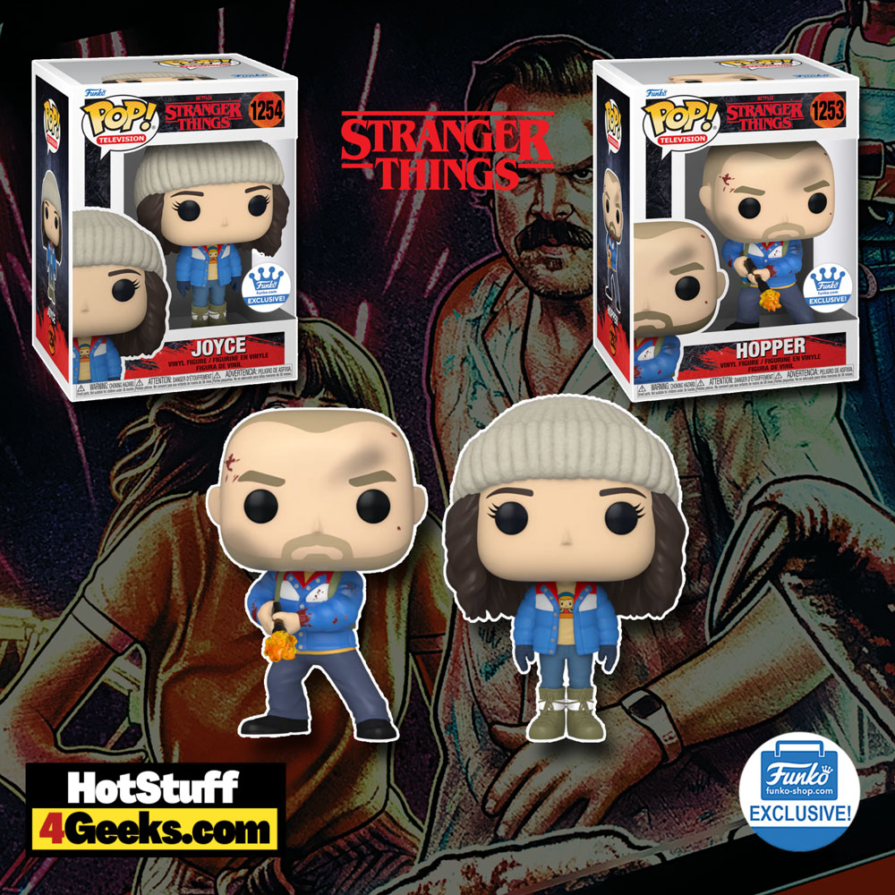 Funko Pop! Television: Stranger Things Season 4: Hoper and Joyce 2-pack Funko Pop! Vinyl Figure - Funko Shop  Exclusive